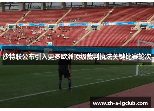 沙特联公布引入更多欧洲顶级裁判执法关键比赛轮次